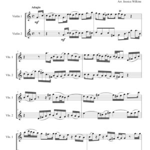 CPE Bach Violin Duet WQ 142 H636 (Digital Download)