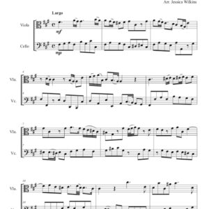 Handel Sonata HWV 360 - Viola & Cello Duet (Digital Download)