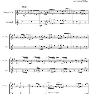 Handel Barocke Spielstucke – Trumpet & French horn Duet (Digital Download)