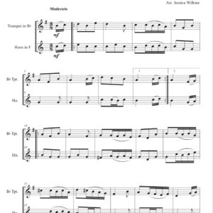 Schultze Passepied - Trumpet & French horn Duet (Digital Download)