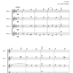 Bach Lyrical Oboe Quartet No.2 (Digital Download)