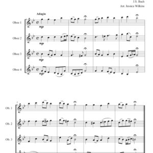 Bach Lyrical Oboe Quartet No.10 (Digital Download)