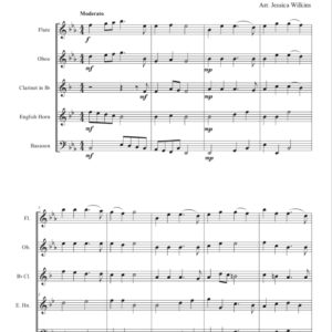 Hark! The Herald Angels Sing - Lynne's Quintet (Digital Download)