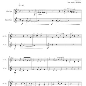 3 Short Xmas Duets - Alto & Tenor Sax (Digital Download)