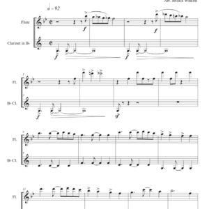 3 Short Xmas Duets - Flute & Clarinet (Digital Download)