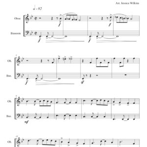 3 Short Xmas Duets - Oboe & Bassoon (Digital Download)