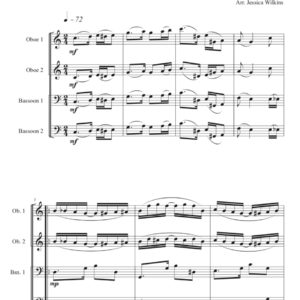Joplin Solace "A Mexican Serenade" - Double Reed Choir (Digital Download)