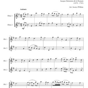 Romain Sarabande - Oboe Duet (Digital Download)