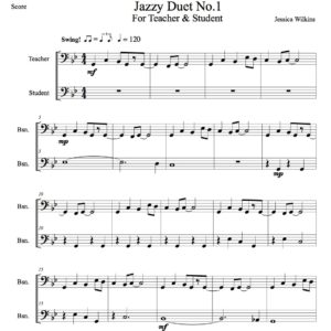 Jazzy Bassoon Duet (Digital Download)